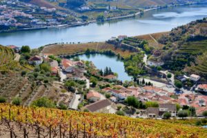 village, vineyards, Covelinas, Douro Valley, Portugal village, vineyards, Covelinas, Douro Valley, Portugal